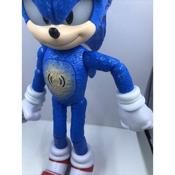 Sonic The Hedgehog 3 Ultimate Talking Sonic & Lights 14-Inch Action Figure Works - Picture 6 of 12